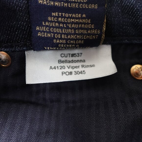 FIDELITY Belladonna Mid Rise Boot Cut Jeans Women's 30 - Picture 5 of 14